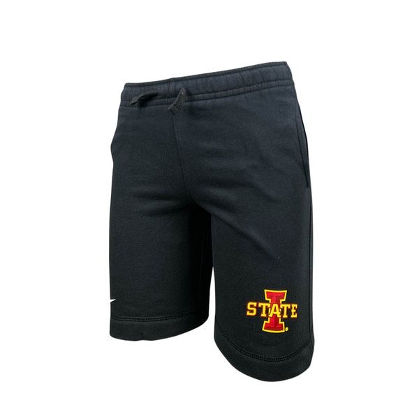 Nike® Youth Black I-State Club Fleece Shorts
